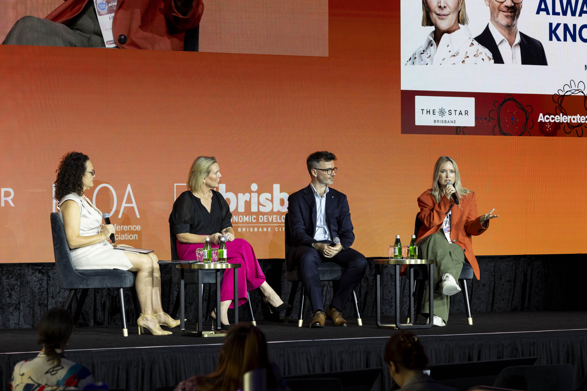 Libbie speaking at PCOA24 Brisbane